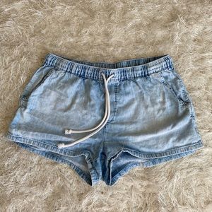 blue Aerie shorts